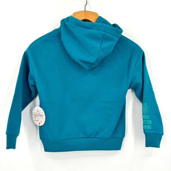 MAD Engine Harry Potter Wizarding World NWT Teal Slytherin Hoodie, Small (6) - Picture 5 of 16